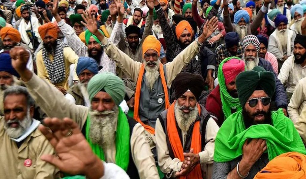 ALL DAY HUNGER STRIKE farmers protest