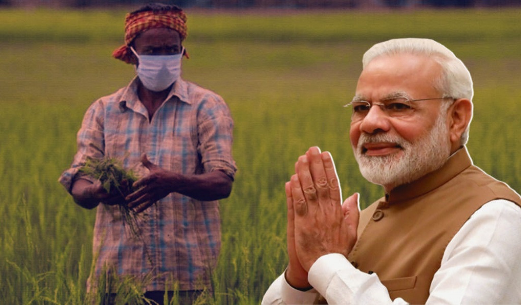 #farmerswithmodi Trending on Social Media